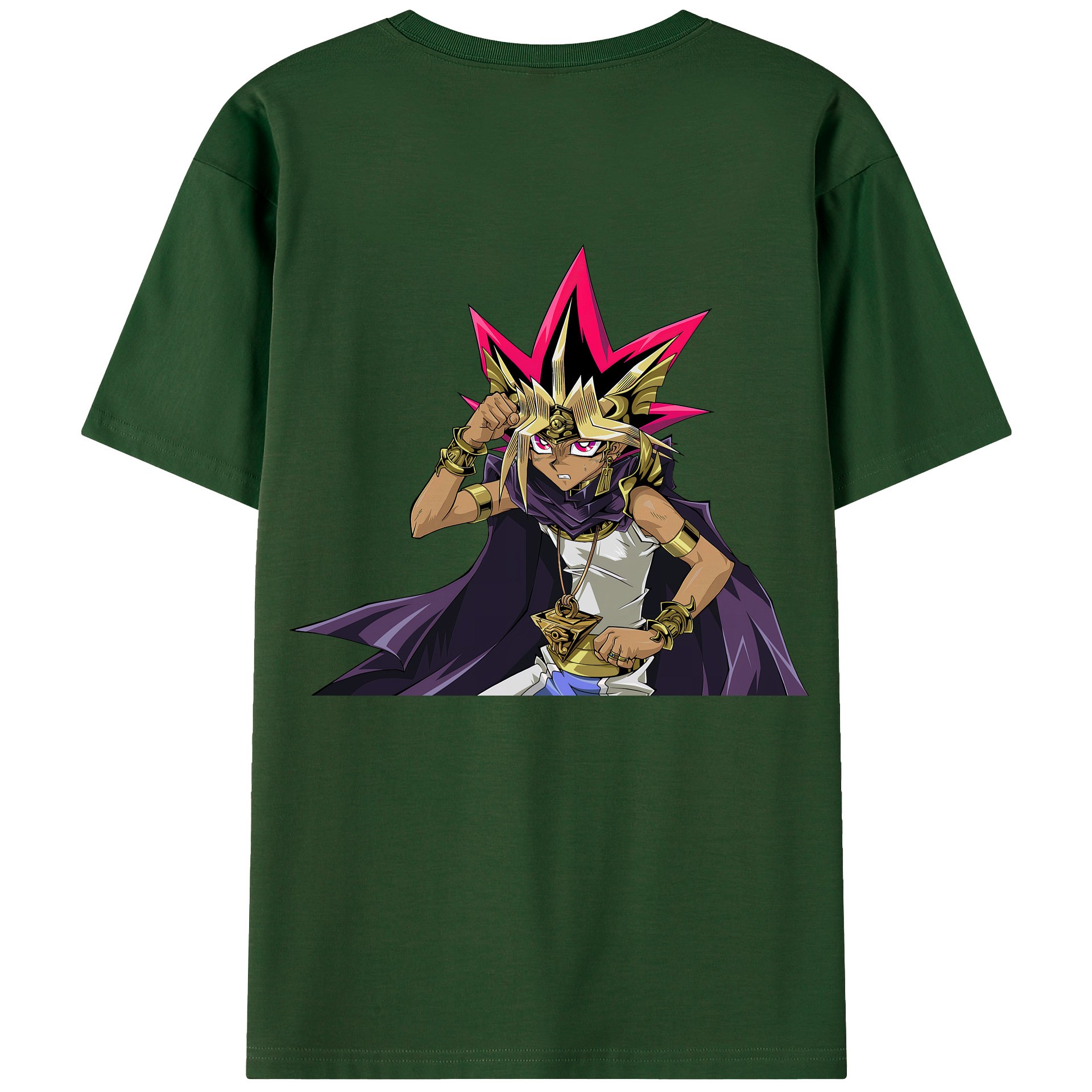 （画像用） 遊☆戯☆王 Yu-Gi-Oh! 綿100％半袖Tシャツ（背面プリント）